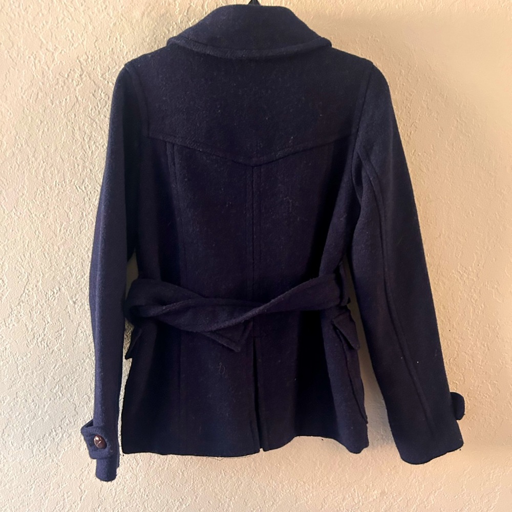 American Eagle Navy Medium Peacoat Jacket Wool Bl… - image 4